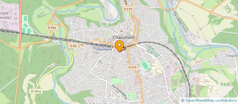 localisation de l'entreprise SOCIETE TECHNIQUE DE L'EST à CHAUMONT