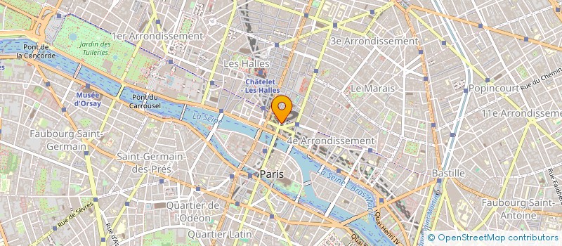 localisation de l'entreprise SOCIETE TECHNIQUE DE MECANOGRAPHIE à PARIS