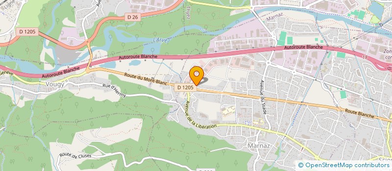 localisation de l'entreprise SOCIETE TECHNIQUE DE REALISATIONS TOURISTIQUES  MARNAZ