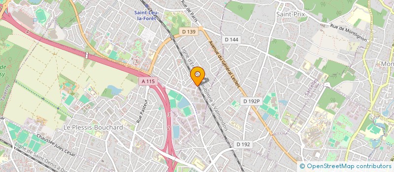 localisation de l'entreprise SOCIETE TECHNIQUE DES BATIMENTS à SAINT-LEU-LA-FORET