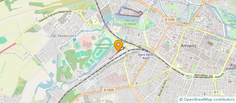 localisation de l'entreprise SOCIETE TECHNIQUE DU BATIMENT à AMIENS