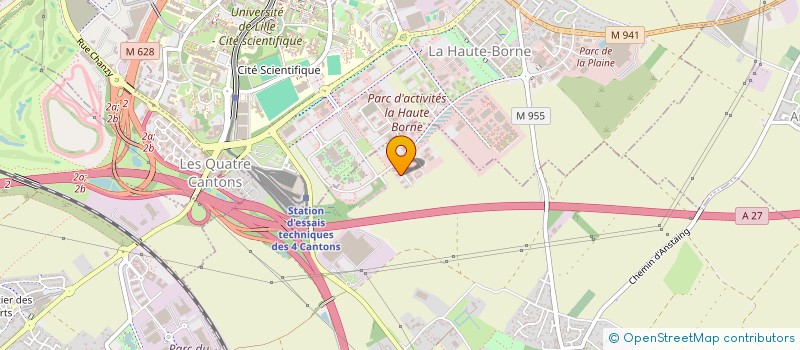 localisation de l'entreprise SOCIETE TECHNIQUE DU NORD  SAINGHIN-EN-MELANTOIS