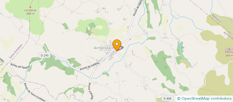 localisation de l'entreprise SOCIETE TECHNIQUE ET VENTE DU SUD-OUEST  HELETTE