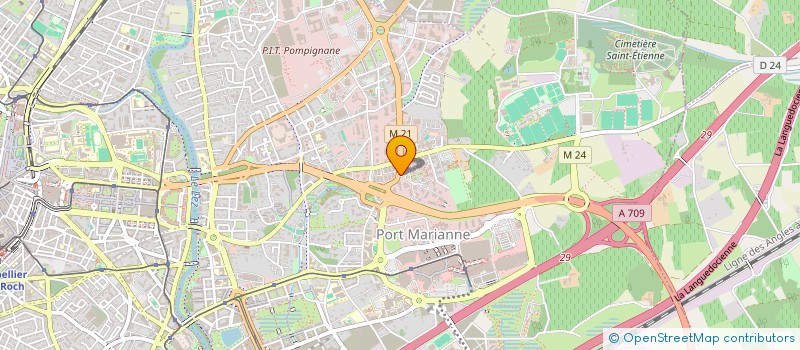 localisation de l'entreprise SOCIETE TECHNIQUE PEINTURE DU SUD à MONTPELLIER