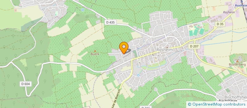 localisation de l'entreprise SOCIETE TECHNIQUES ELECTRIQUES  ROSHEIM