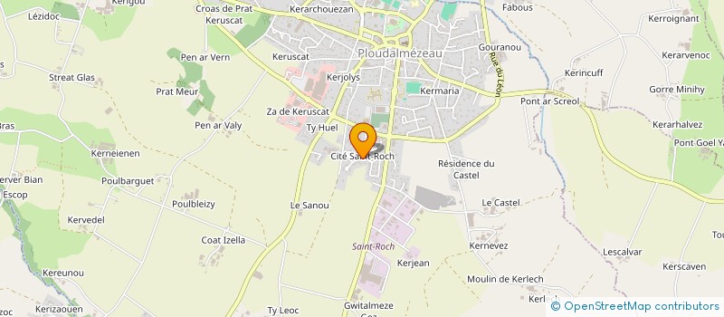 localisation de l'entreprise SOCIETE TECHNIQUES MODERNES à PLOUDALMEZEAU
