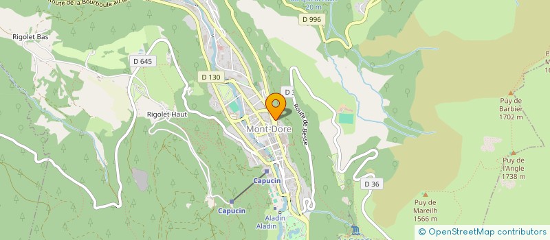 localisation de l'entreprise SOCIETE TELEPHERIQUE DU MONT DORE SANCY à MONT-DORE