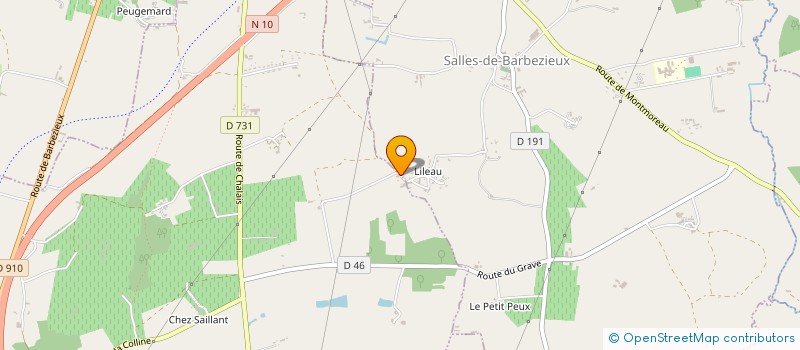localisation de l'entreprise SOCIETE TELEPHONIE ET ALARME COGNACAISE à REIGNAC