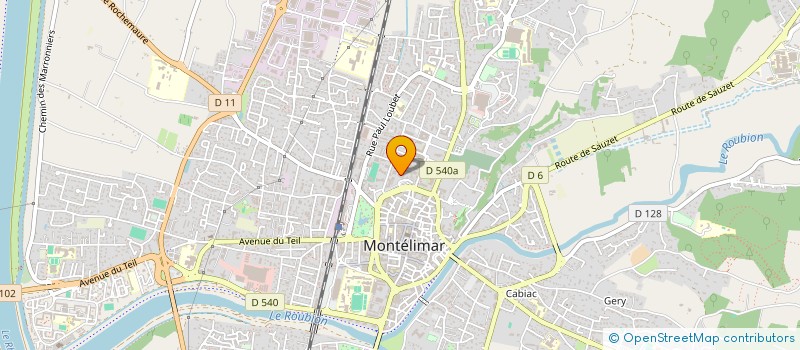 localisation de l'entreprise SOCIETE TERKA à MONTELIMAR