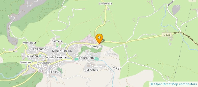 localisation de l'entreprise SOCIETE TERRAL à LACAUNE