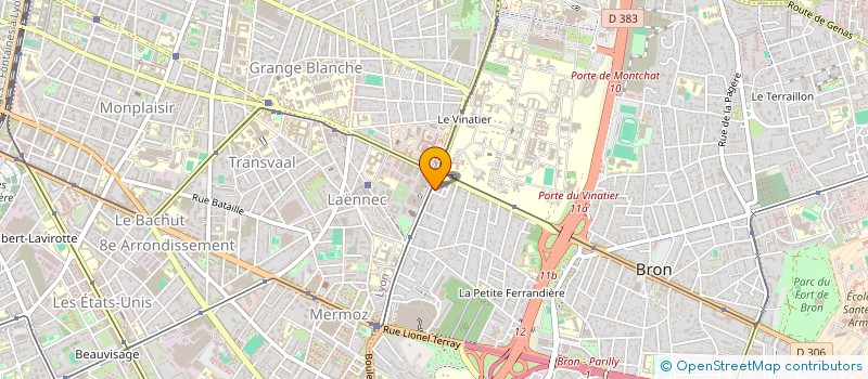 localisation de l'entreprise SOCIETE TERRAY à BRON