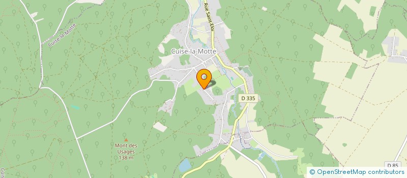 localisation de l'entreprise SOCIETE TESSIER  CUISE-LA-MOTTE