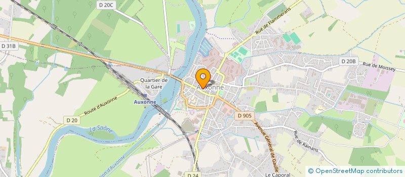 localisation de l'entreprise SOCIETE TETU à AUXONNE