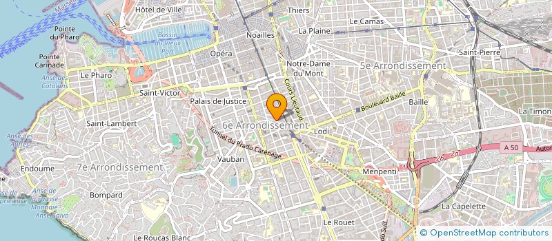 localisation de l'entreprise SOCIETE TEXTILE AMEUBLEMENT à MARSEILLE