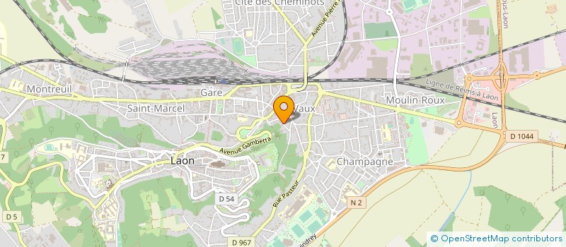 localisation de l'entreprise SOCIETE TEXTILE EUROPEEN à LAON