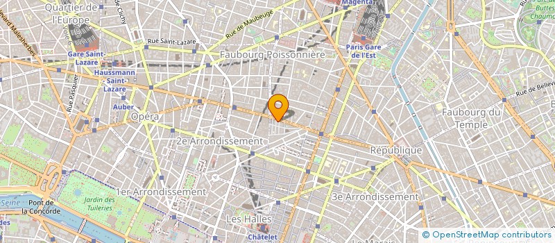 localisation de l'entreprise SOCIETE TGM à PARIS