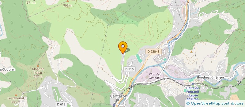 localisation de l'entreprise SOCIETE THEO PLATEL  CANTARON