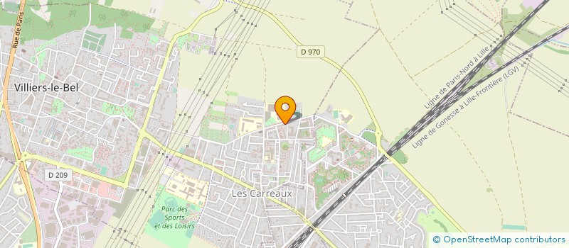 localisation de l'entreprise SOCIETE THERMIQUE DE VILLIERS LE BEL GONESSE à VILLIERS-LE-BEL