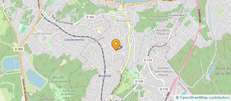 localisation de l'entreprise SOCIETE THEVENOT  BOUGIVAL