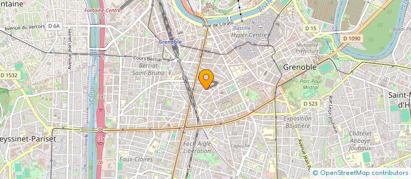 localisation de l'entreprise SOCIETE THIERS PRADEL  GRENOBLE