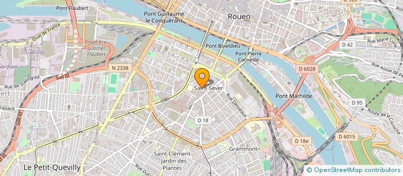 localisation de l'entreprise SOCIETE THIERY à ROUEN