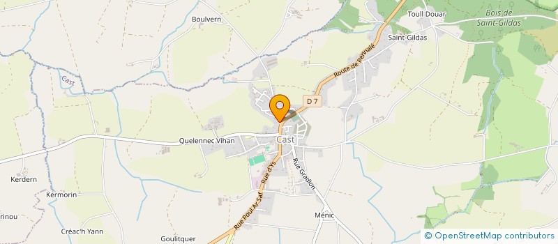 localisation de l'entreprise SOCIETE THOMAS à CAST