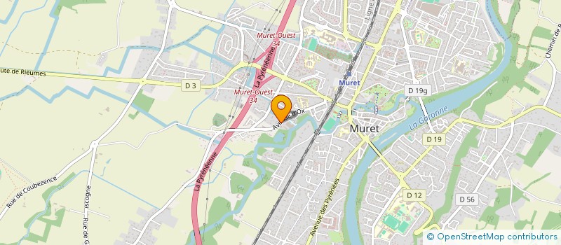 localisation de l'entreprise SOCIETE THOMAS  MURET