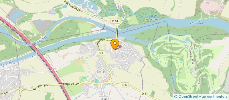 localisation de l'entreprise SOCIETE THOMAS PLAQUISTE PEINTRE  JONS