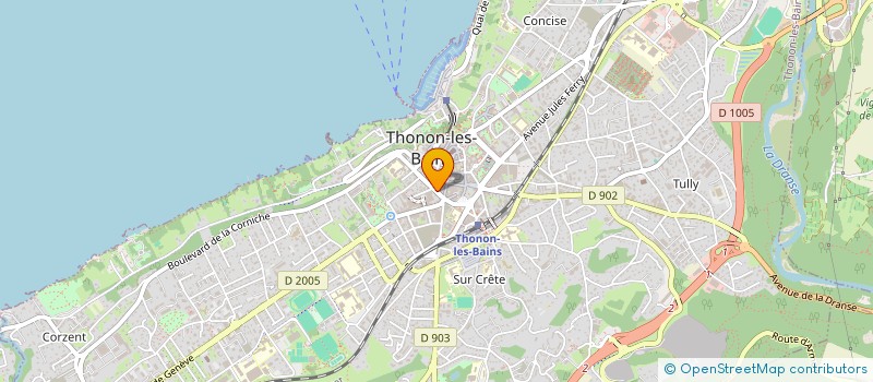localisation de l'entreprise SOCIETE THONONAISE LA RETOUCHE à THONON-LES-BAINS