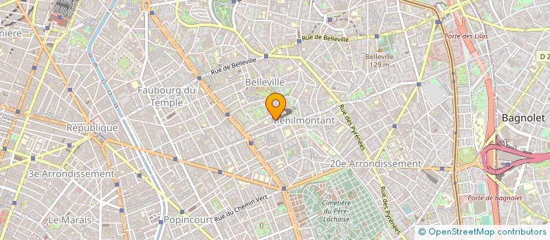 localisation de l'entreprise SOCIETE THYRRHENIENNE TAXIS à PARIS