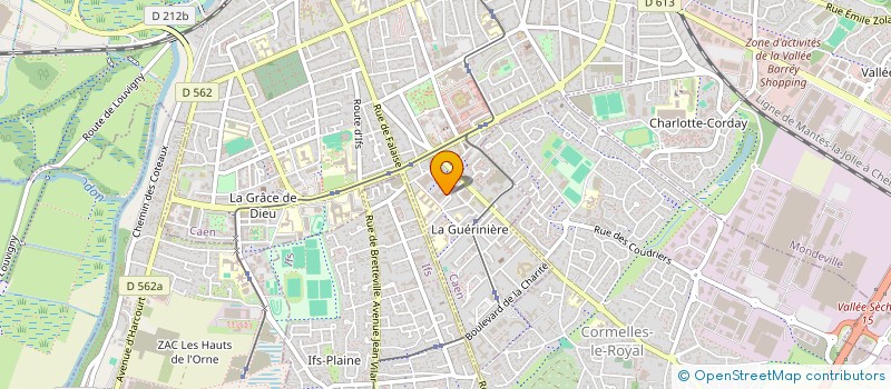 localisation de l'entreprise SOCIETE TIENGOU à CAEN
