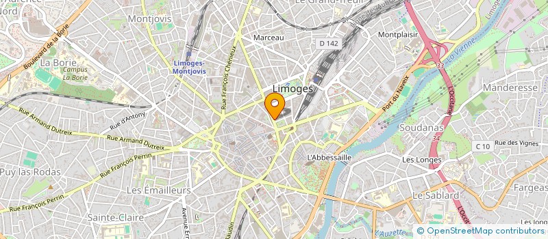 localisation de l'entreprise SOCIETE TIRAGE PLAN à LIMOGES
