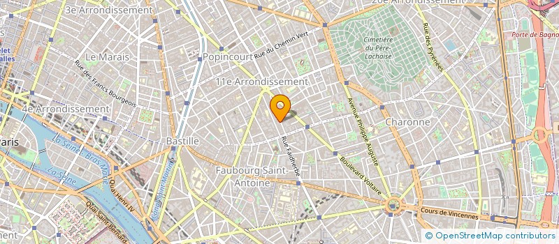 localisation de l'entreprise SOCIETE TISC à PARIS