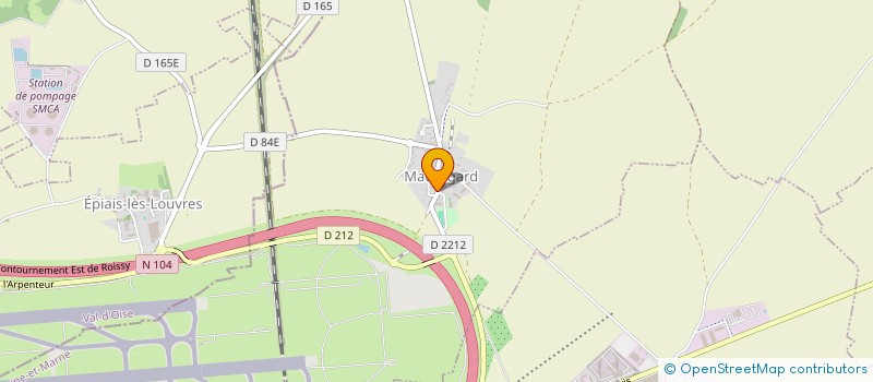 localisation de l'entreprise SOCIETE TISTRYA  MAUREGARD