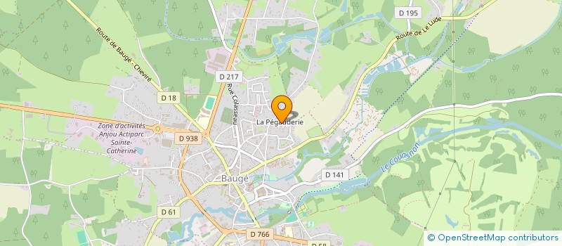 localisation de l'entreprise SOCIETE TL LOISIRS  BAUGE-EN-ANJOU