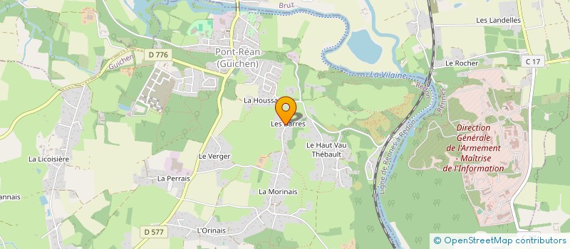 localisation de l'entreprise SOCIETE TLF à GUICHEN