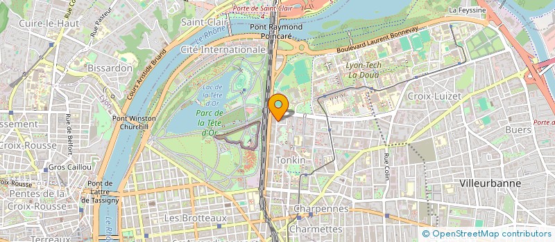 localisation de l'entreprise SOCIETE TN SERVICES SA à VILLEURBANNE