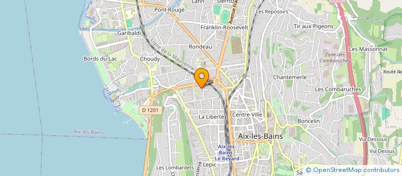 localisation de l'entreprise SOCIETE TOINET SARL à AIX-LES-BAINS