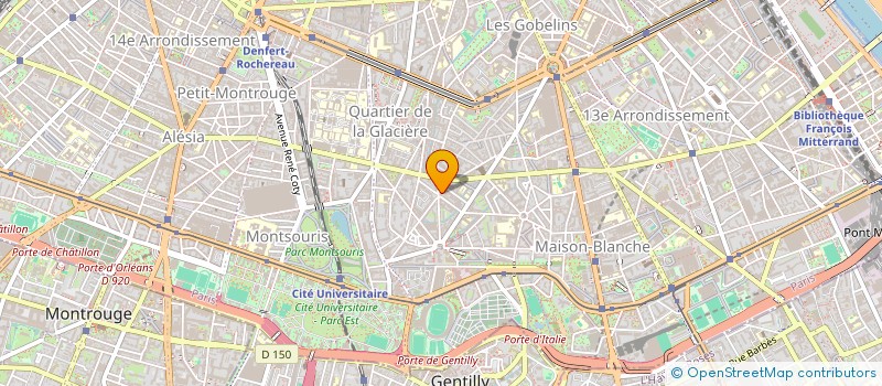 localisation de l'entreprise SOCIETE TOLBIAC IMMO  PARIS