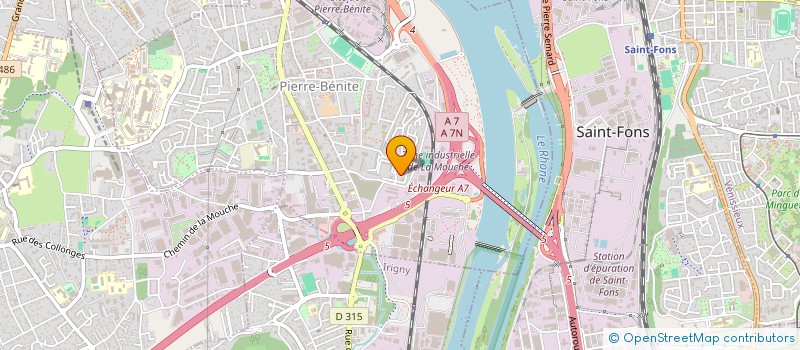 localisation de l'entreprise SOCIETE TOMASELLA  OULLINS-PIERRE-BENITE