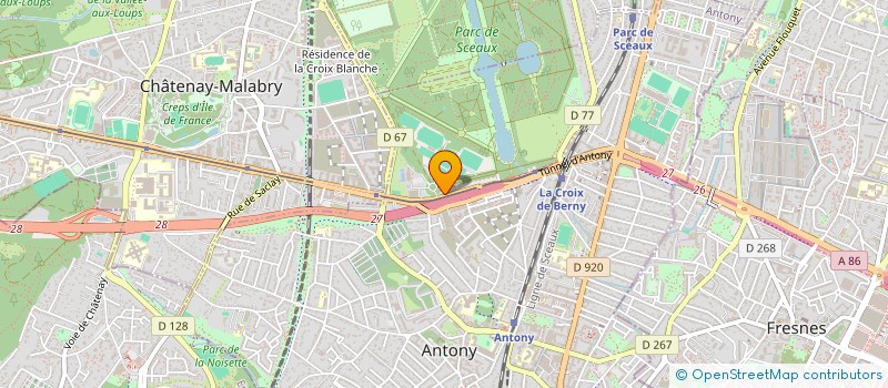 localisation de l'entreprise SOCIETE TOMULIC à ANTONY