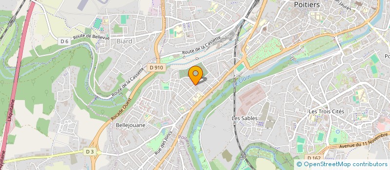 localisation de l'entreprise SOCIETE TOTEM PRODUCTIONS  POITIERS