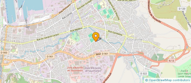 localisation de l'entreprise SOCIETE TOUATI à CHERBOURG-EN-COTENTIN