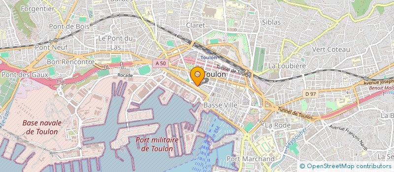 localisation de l'entreprise SOCIETE TOULONNAISE D ELECTRICITE à TOULON