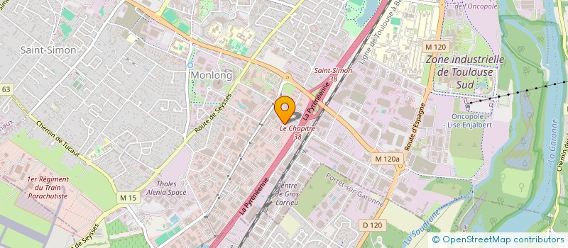 localisation de l'entreprise SOCIETE TOULOUSAINE D'AGENCEMENT SARL à TOULOUSE