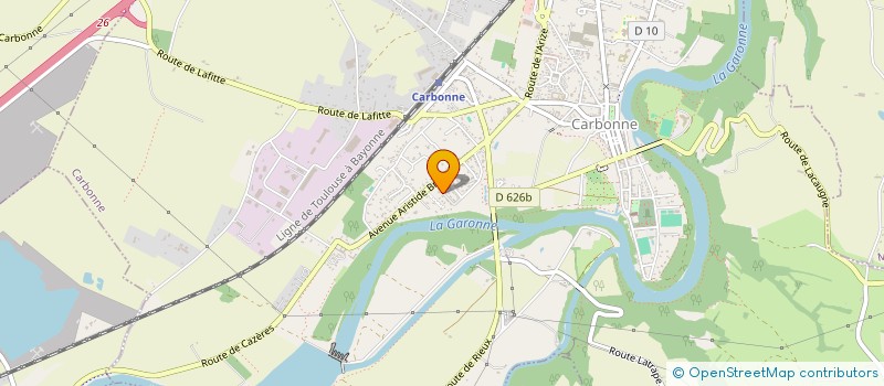 localisation de l'entreprise SOCIETE TOULOUSAINE D ELECTRICITE  CARBONNE