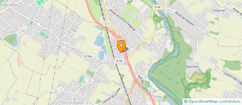 localisation de l'entreprise SOCIETE TOULOUSAINE D'ETUDE ET D'USINAGE à PINSAGUEL
