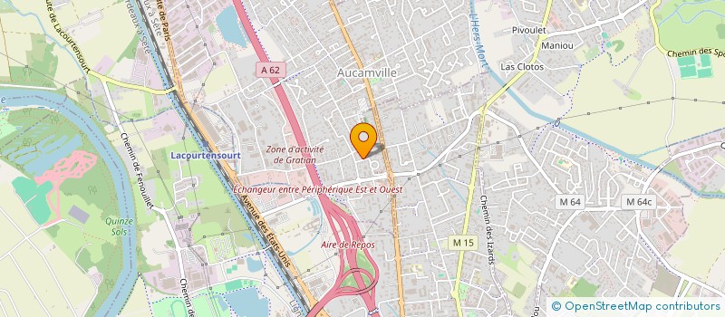 localisation de l'entreprise SOCIETE TOULOUSAINE DE BATIMENT ET DES TRAVAUX PUBLICS S.T.B.T.P . à AUCAMVILLE