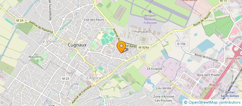 localisation de l'entreprise SOCIETE TOULOUSAINE DE CONSTRUCTION à CUGNAUX