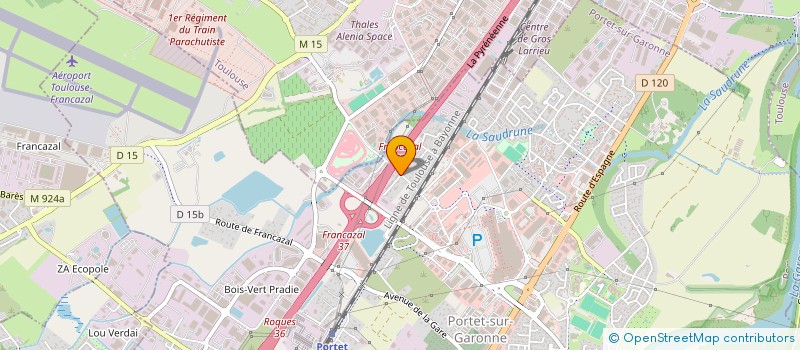 localisation de l'entreprise SOCIETE TOULOUSAINE DE SOUDURE à PORTET-SUR-GARONNE